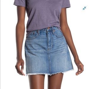 Madewell McCarren Denim Mini Skirt